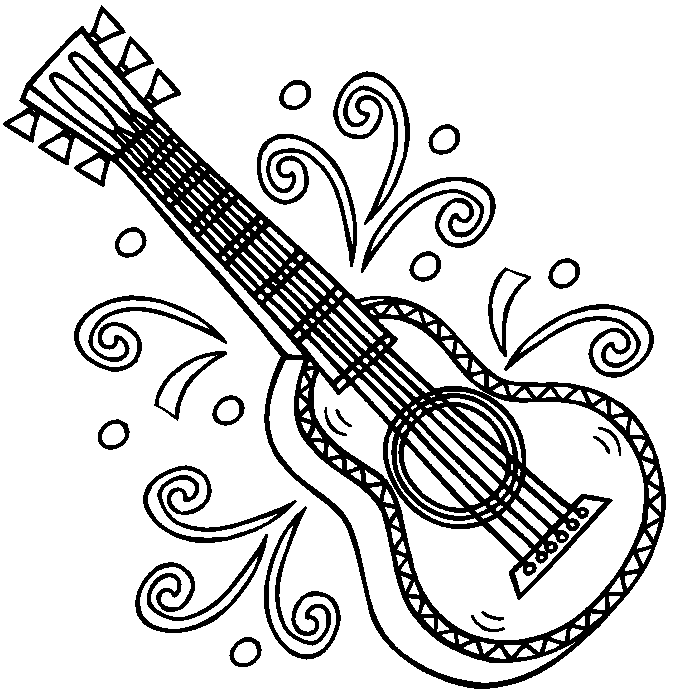 coloring pages instruments. printable coloring pages